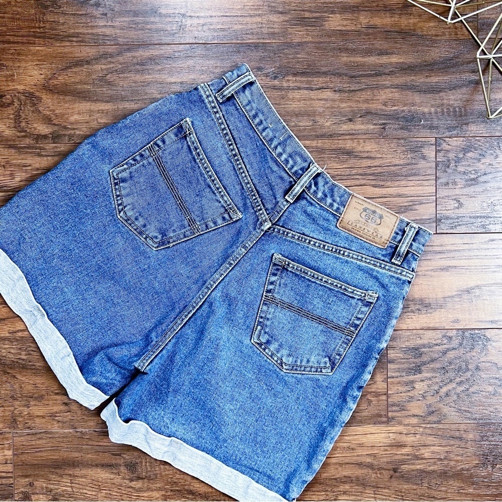 Vintage Blue Denim Jean Shorts